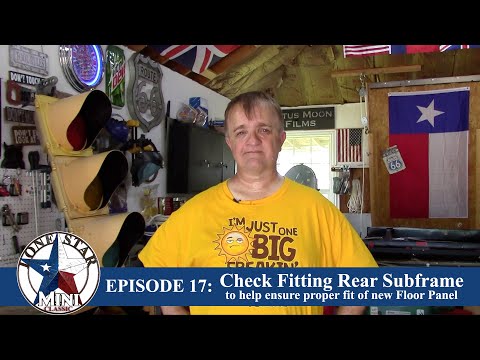 Episode 17: Check Fitting Rear Subframe and learning the Anatomy of the rear suspension.