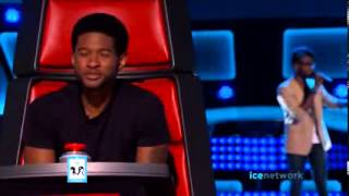 Delvin Choice A Song For You   THE VOICE AUDITIONS   LIVE 2 25 14