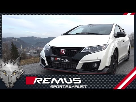 HONDA Civic Type R with REMUS resonated cat-back exhaust system