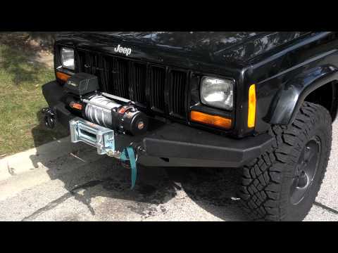 Jeep XJ - Smittybilt XRC Front Bumper & Quadratec Q9000 Winch