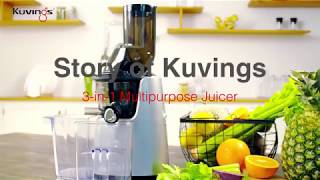 Juices, Smoothies & Sorbet: Kuvings Cold Press Juicer