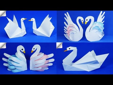 DIY paper crafts Paper swan