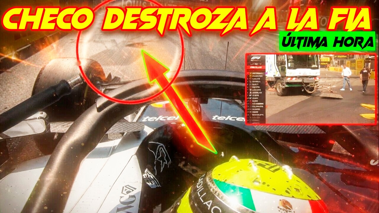 CHECO AVISA A LA FIA 40 VUELTAS ANTES Y DEJA EN EVIDENCIA LA FALTA DE SERIEDAD DE LOS COMISARIOS