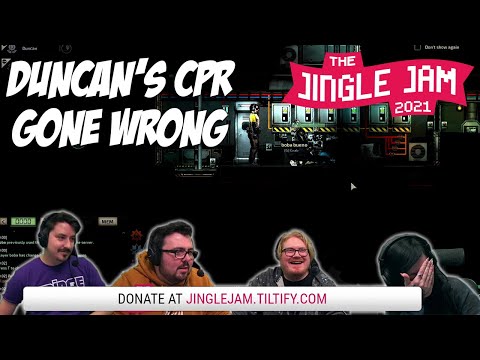 Duncan giving Boba CPR