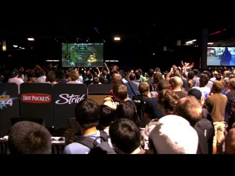 Crowd Reaction to Jinro nuking at MLG Anaheim
