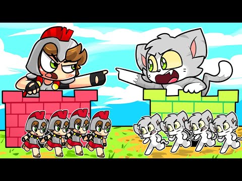 INVICTOR'S CAT BASE vs ACENIX'S BASE 🐱😂 WHO WILL WIN?