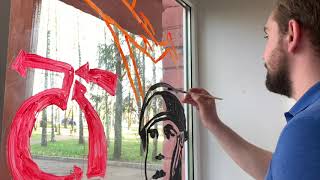 Волонтеры проекта #МыВместе присоединились к акции #Окна_Победы