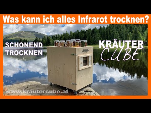 Was kann ich alles Infrarot trocknen | Wo kann ich die Kräutercube Anwenden | trocknen & nachreifen