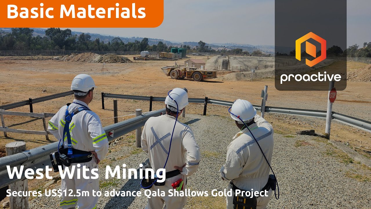 West Wits secures $12.5M for Qala Shallows mine