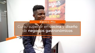 Algimiro estudia el curso superior en cocina y diseño de negocios gastronómicos Algimiro estudia el curso superior en cocina y diseño de negocios gastronómicos