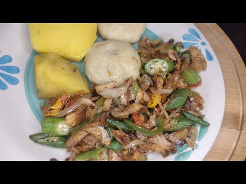 Jamaican Saltfish & Okra Sunday Morning Breakfast Recipe