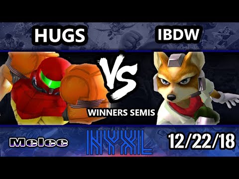 Smash Melee Tournament - MNT | iBDW (Fox) Vs. DIG | HugS (Samus) NYXL SSBM Winners Semis