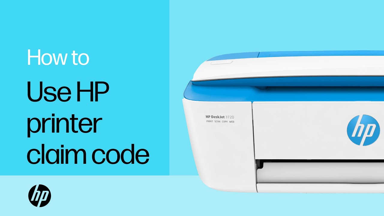 Using an HP printer claim code | HP printers | HP Support