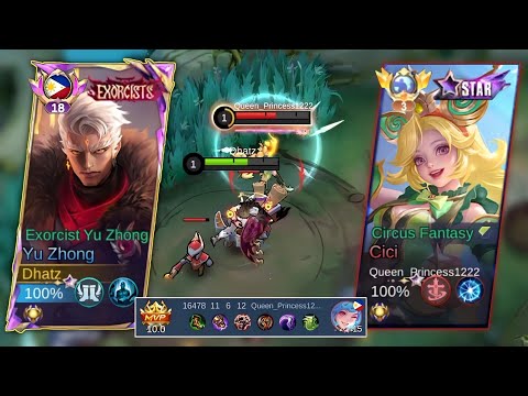 REASON WHY CICI USERS CAN'T WIN IN EXP LANE AGAINST YU ZHONG! (Recommended emblem & item)