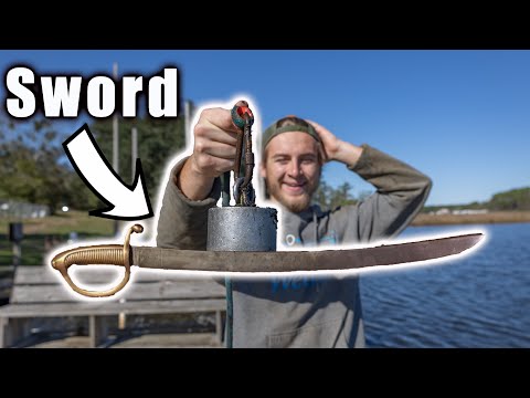 My BIGGEST Magnet Fishing JACKPOT Ever - 2 Swords Found Magnet Fishing (My Best Find Yet)