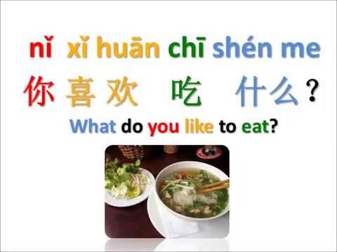 What do you like to eat? 你喜欢吃什么? Chinese 201