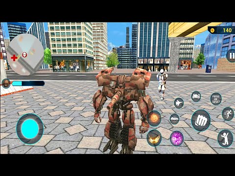 Red Mirage Transformation Jet Robot Car Game 2020 #18 - Android Gameplay