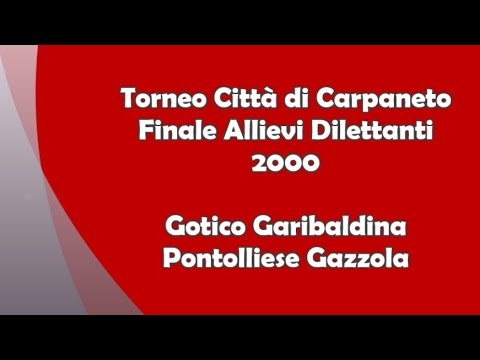 Finale Torneo di Carpaneto - Gotico-Pontolliese 4-3