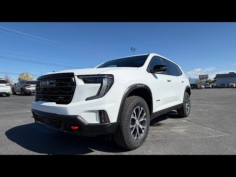 2026 GMC Acadia AWD AT4 in White for sale at North Star Chevrolet Buick GMC in Cranbrook, BC