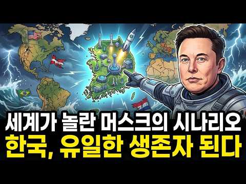 일론 머스크의 소름 돋는 통찰, 왜 하필 한국을 택했을까