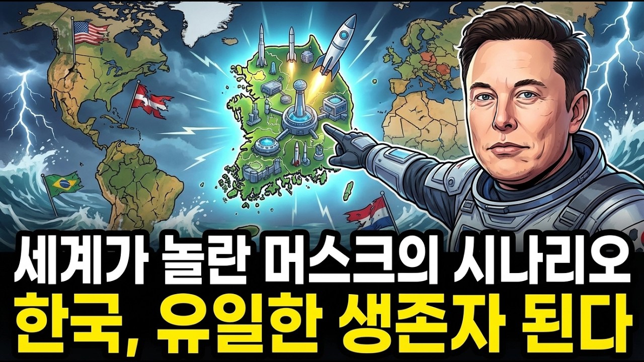일론 머스크의 소름 돋는 통찰, 왜 하필 한국을 택했을까