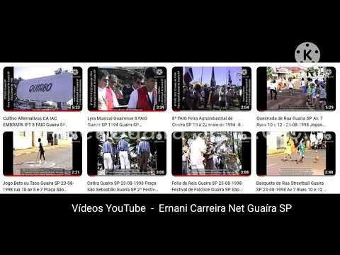 Vídeos cidade de Guaíra SP Estado de São Paulo Ernani Carreira