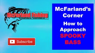 McFarland's Corner May 5th 2020 - How to approach SPOOKY BASS