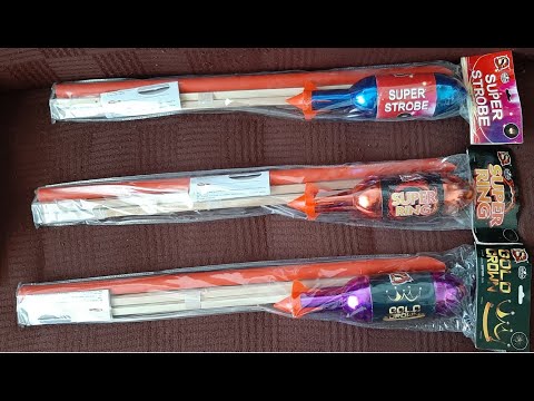 SUPER STROBE, SUPER RING, GOLD CROWN czyli rakiety od SR PYRO !!!