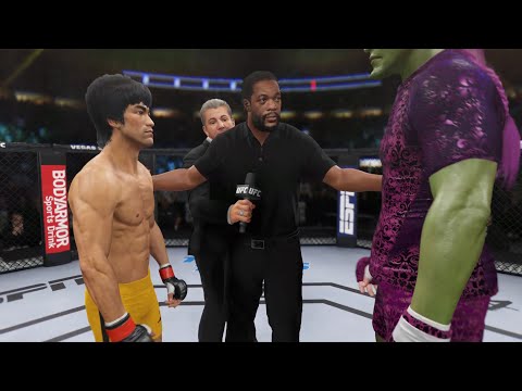 Bruce Lee vs. Green Goblin - EA Sports UFC 4 - Epic Fight 🔥🐲