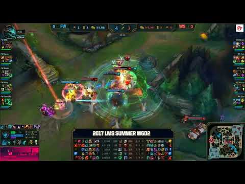 FW vs WS Highlights Game 1 LMS 精華 夏季職業聯賽 2017 SUMMER Flash Wolves vs Wayi Spider