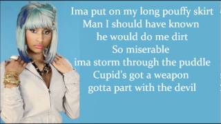 Nicki Minaj - Cupids got a gun LYRICS