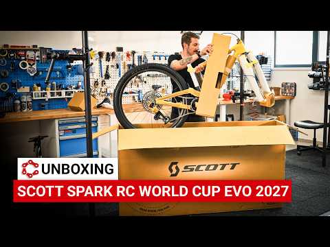 Unboxing Scott Spark RC World Cup Evo 2027: takto skladáme top XC