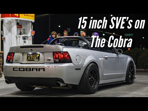 My 2003 Cobra Gets 15 Inch DRAG WHEELS