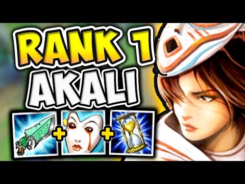 ABUSING RANK 1 CHALLENGERS AKALI TOP STRATEGY! (NEW BEST AKALI BUILD?!)- League of Legends