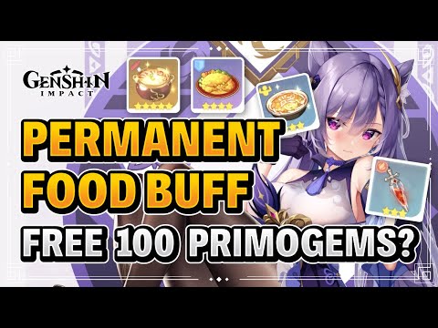 [PATCHED] Permanent Food Buff Guide | Genshin Impact