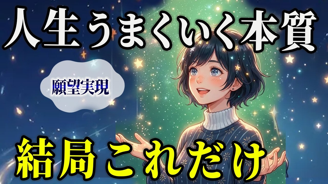 急に人生がうまくいく特徴、実は決まってます。#潜在意識