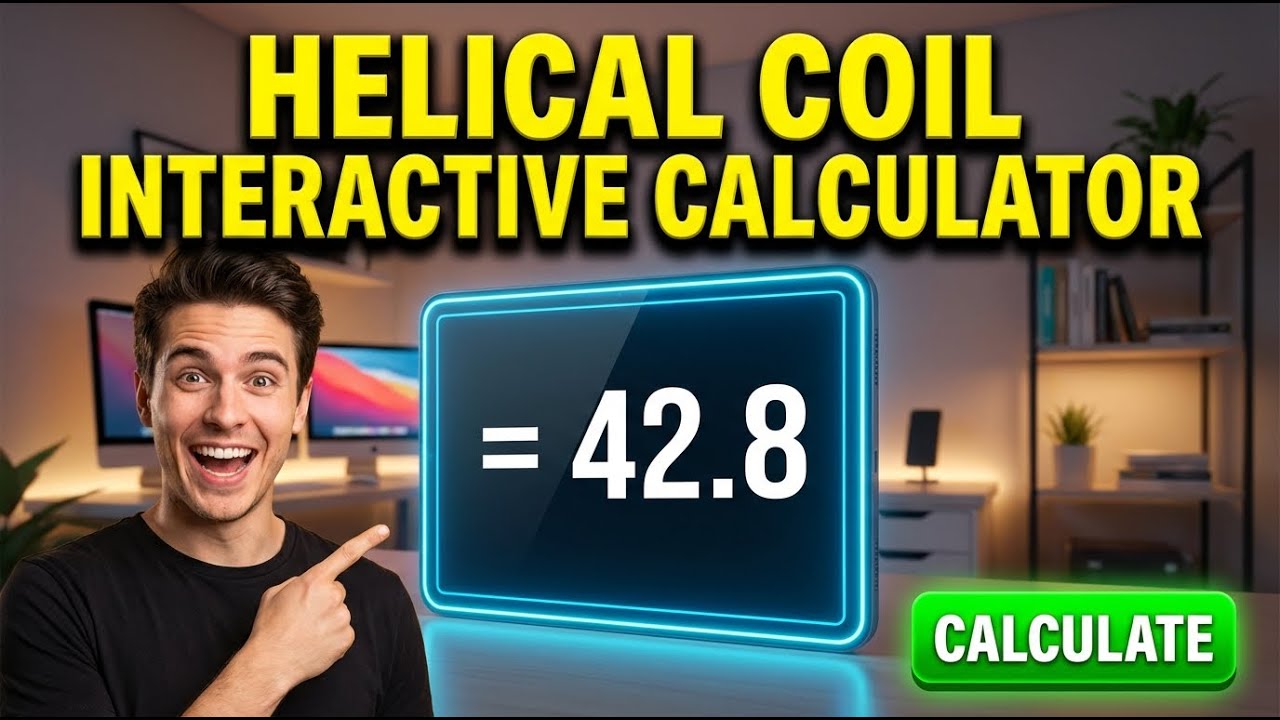 Helical Coil Interactive Calculator