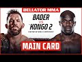 Main Card | Bellator 280: Bader vs. Kongo 2