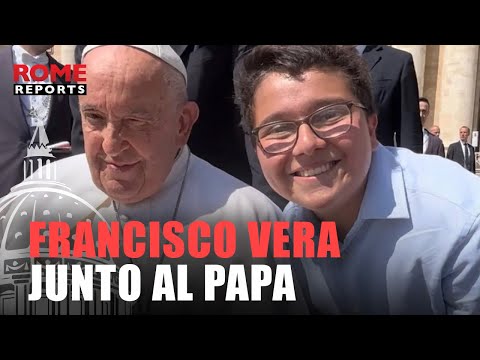 Cuando el activista de 14 años, Francisco Vera, saludó al papa