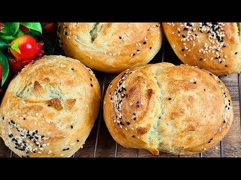 No-Knead Bread Rolls That Stay Crispy Even After Cooling — Ready in Under 2 Hours