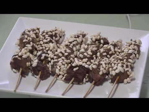 原鄉創意牛肉料理 示範 03 米香芝麻牛肉串