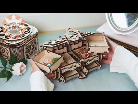 Mô hình hộp kho báu cơ học The Treasure – 6 ngăn bí mật, không dùng keo, quà tặng ý nghĩa