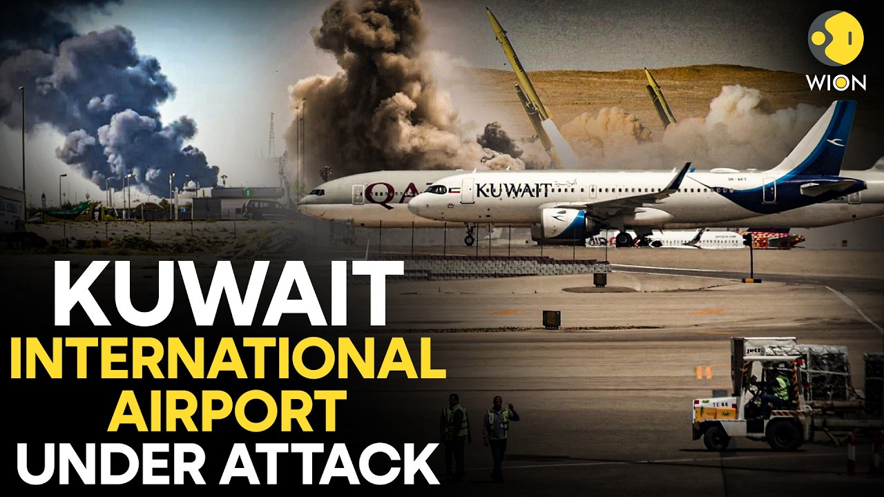 Iran Strikes Kuwait LIVE: Tehran's Brutal Drone Attack Targets Kuwait Airport, Several Wounded |WION