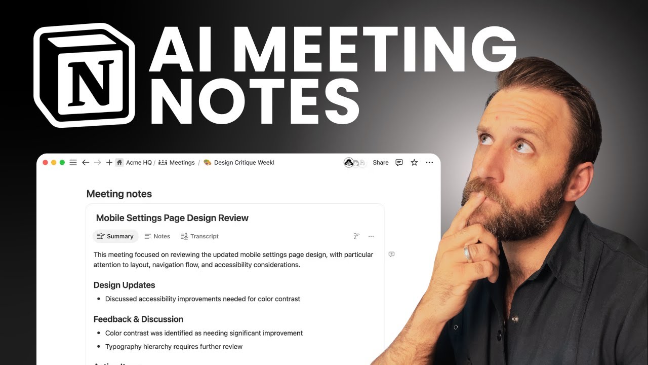 Notion AI Note Taking Tutorial (2025) | Better Than Fireflies & Fathom?