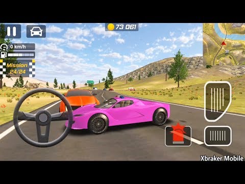 Police Drift Car Driving Simulator: Pink Sport Police Car Driving - Android GamePlay