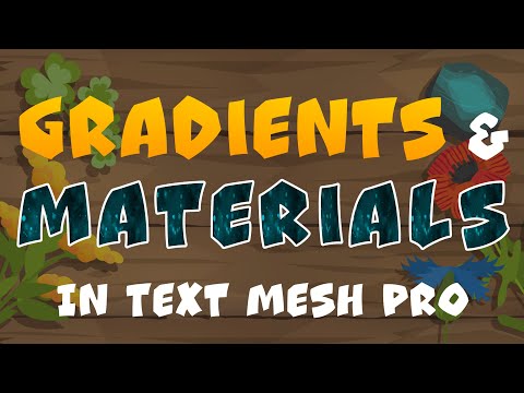 Effects for TextMesh Pro: materials and gradients in Unity 6