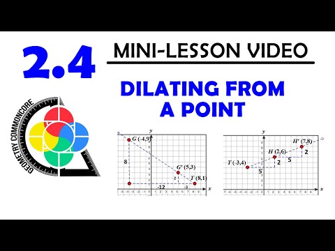 2 4 Mini Lesson The Dilation Rule