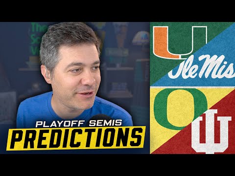 CFP SEMIFINAL PREDICTIONS: Breaking Down Miami vs. Ole Miss & Oregon vs. Indiana