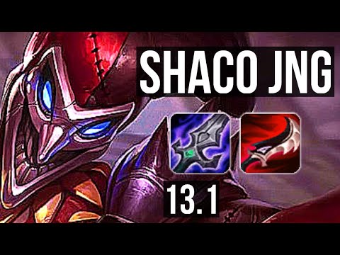 SHACO vs MAOKAI (JNG) | Rank 1 Shaco, 4/0/7, 67% winrate, Rank 13 | EUW Grandmaster | 13.1