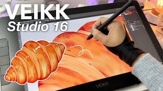 VEIKK Studio 16 🥐 Unboxing, Setup & Real Drawing Test — Should You Buy It?  ❤︎  Emmy Lou